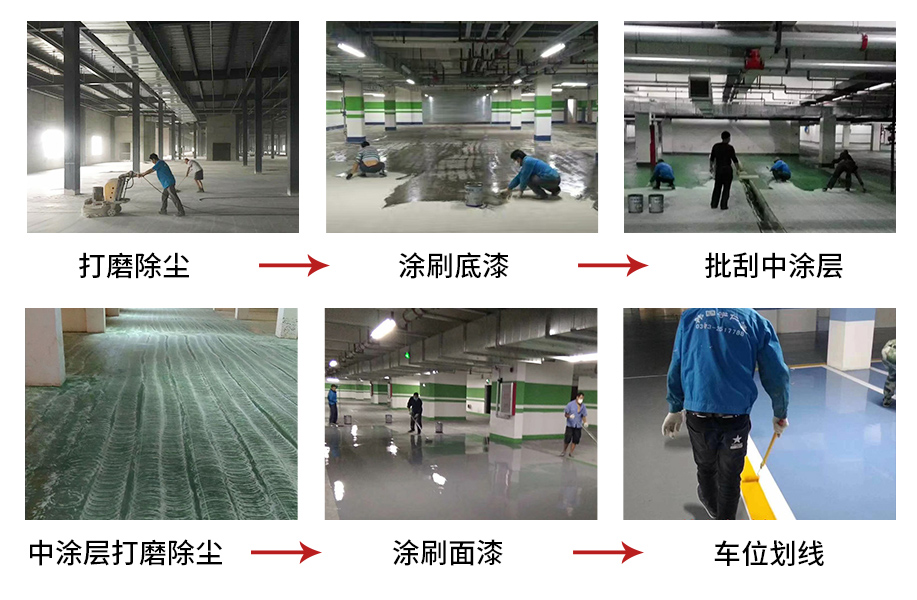 环氧地坪漆施工流程